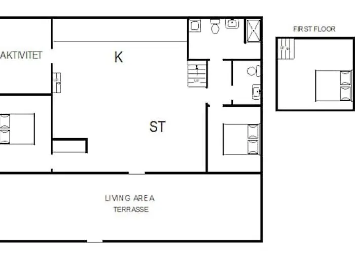 6 Person In Hvide Sande-by Traum Casa vacanze Hvide Sande